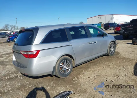 2011 Honda Odyssey Ex-L from USA, damaged, VIN 5FNRL5H66BB037014